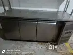 Under counter SS triple door refrigerator with OHS for restaurant
