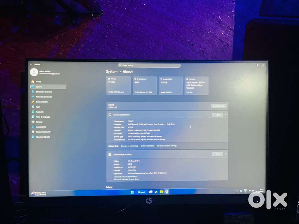 Ryzen gaming PC full set