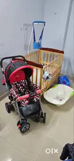 Kids craddle, stroller, bath and potty tub