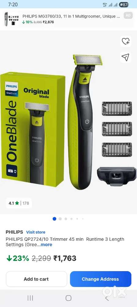 Philips One Blade  Trimer