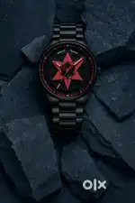 Analog watch spinning wheel watch