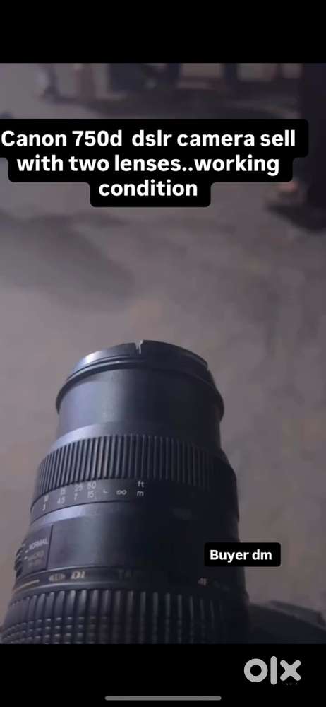 Canon 750d Dslr camera