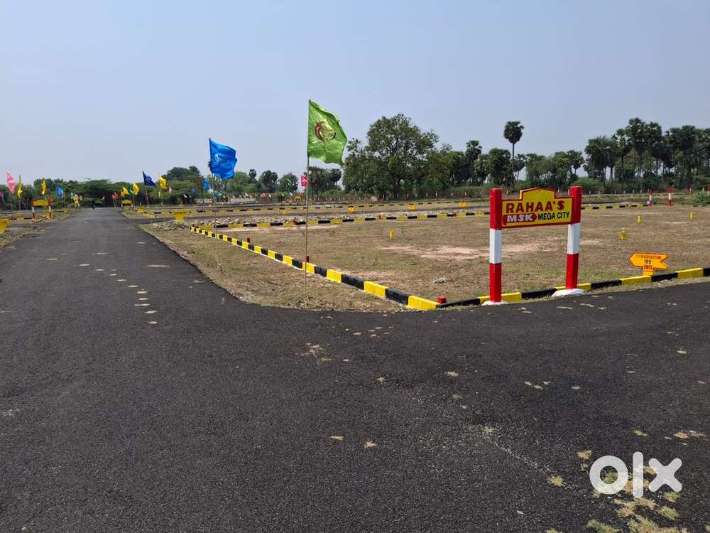 Plot near parandur airport project 4.50 lakhs only
