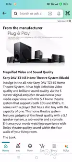 Sony home theater Dolby sound..