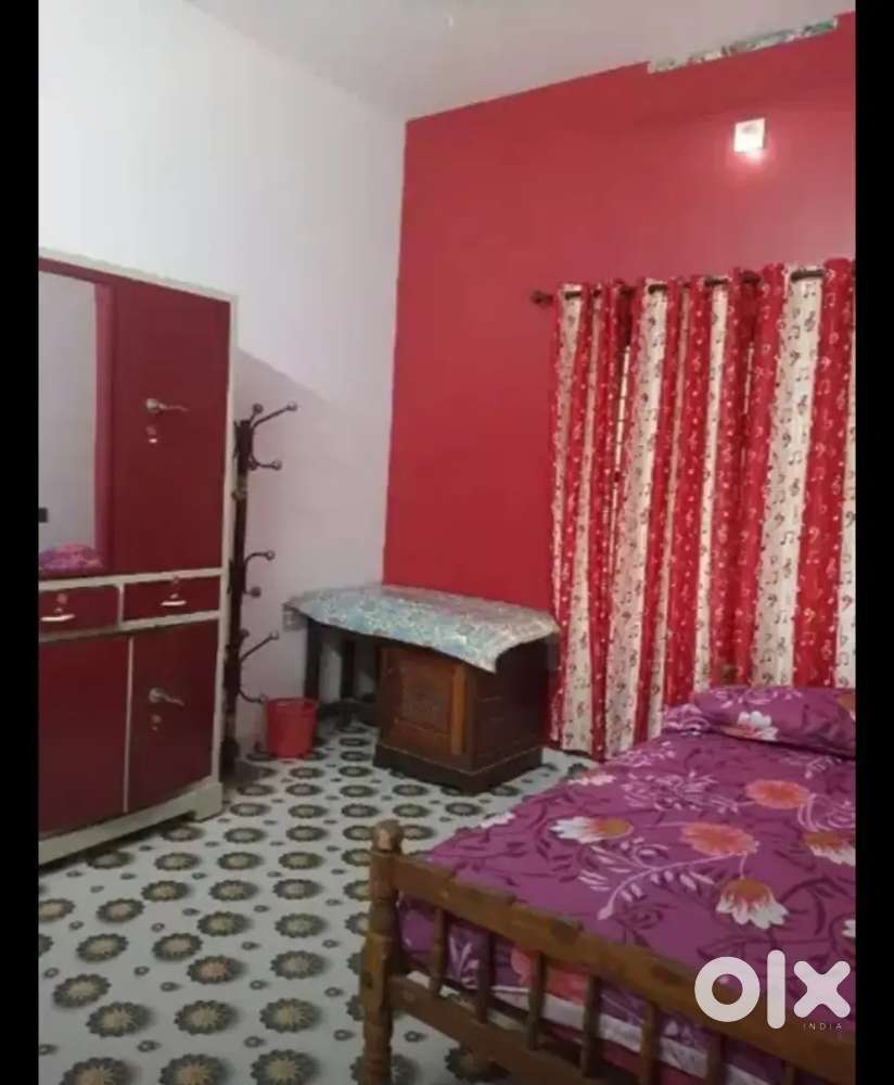Fully furnished attached AC room with cooking facilities for ladies