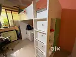 A swanky modern bunk bed