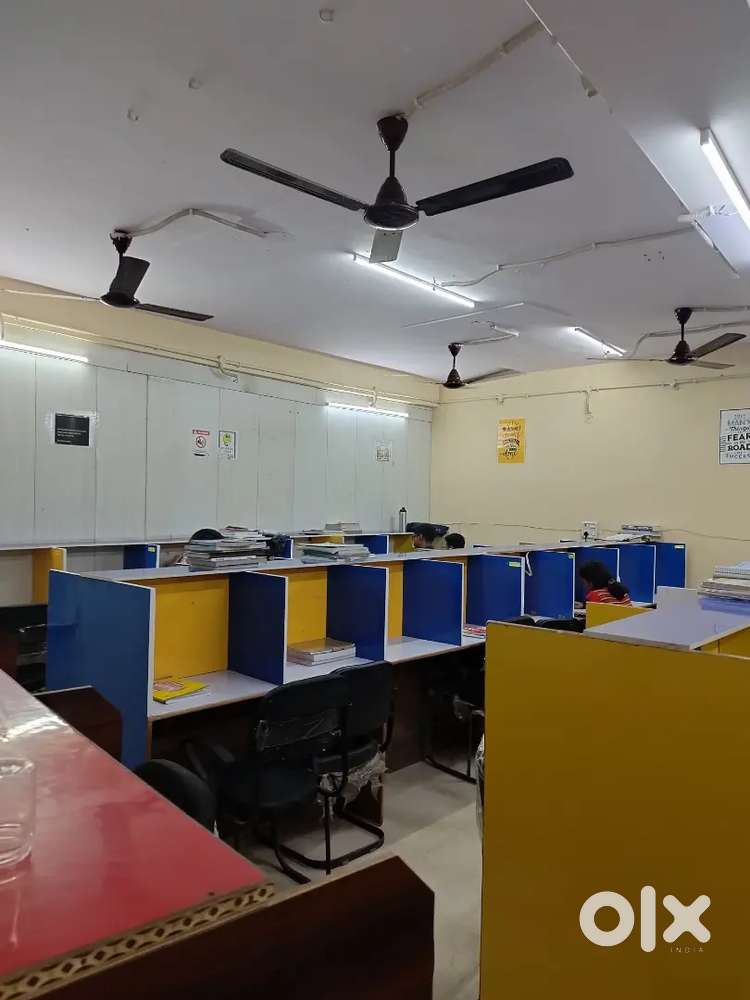 130 seat and two cabin full furnished office uttam nagar in 1.25 lakh