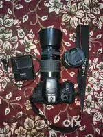 DSLR Canon 700-D 75-300mm and basic lens 18-55mm
