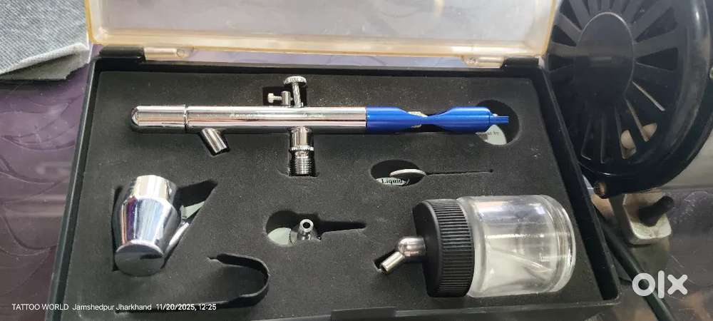 Air brush kit with compressor