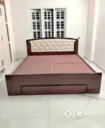 Brand new wooden double bed available