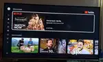 SAMSUNG LED SMART TV 43 Inches, Including Home Theatre 5.1 with Woofer