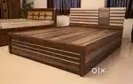 Only Today buy new double bed with box bed -6499/-