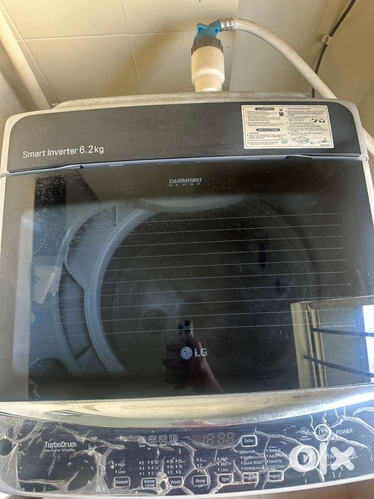 LG fully automatic inverter 6.2 kg top load for sell