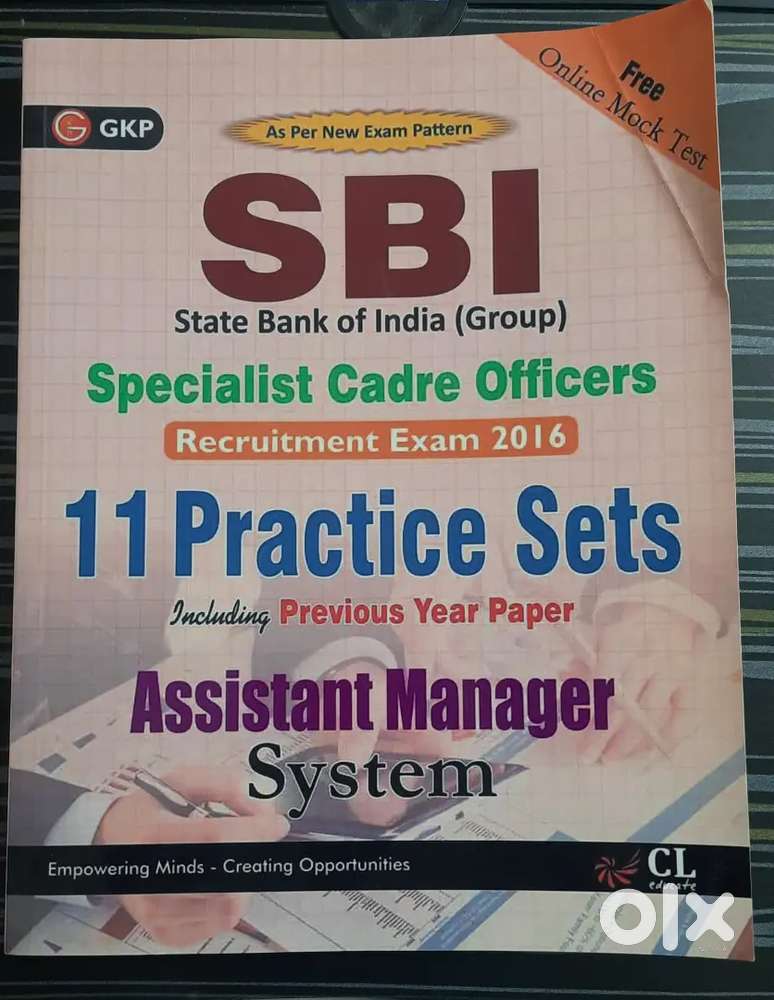 SBI Specialist Officer (Assistant Manager - System) Exam Book