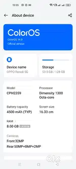 Oppo Reno 8 5G 8/128 mobile