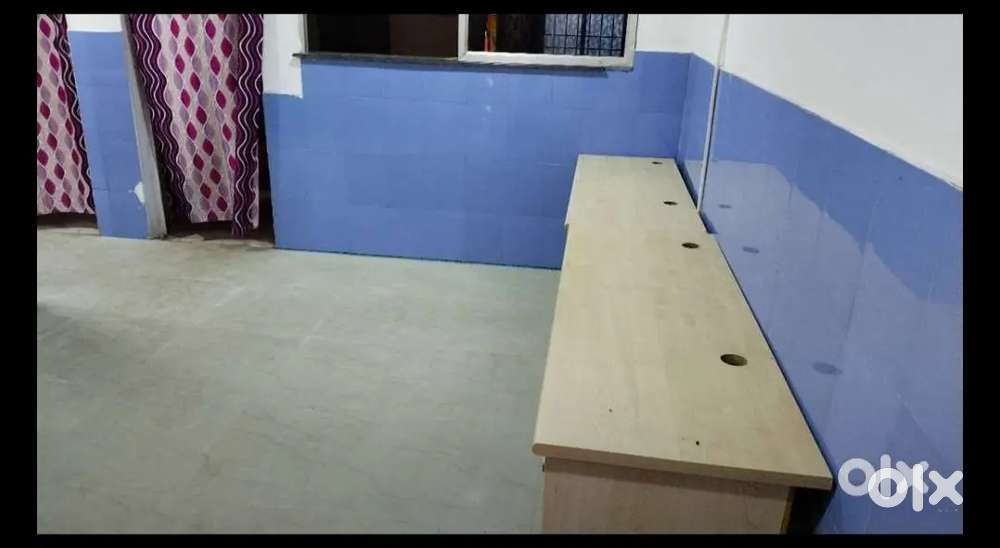 Computer Table and Rolling Chair