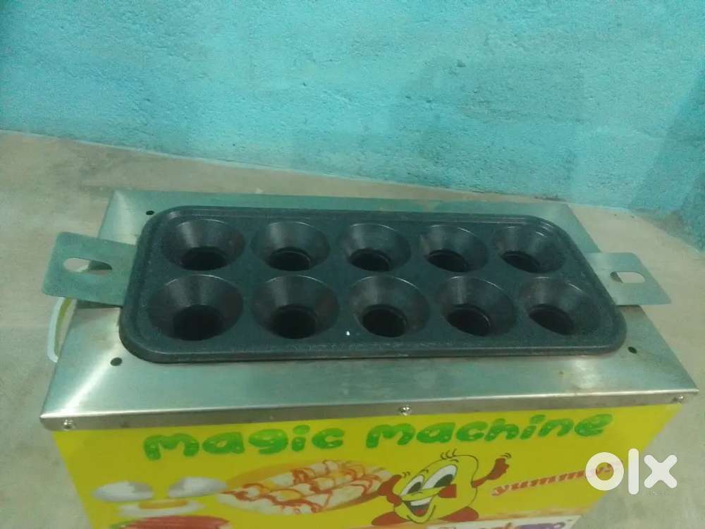 Egg roll machine. Lpg gas