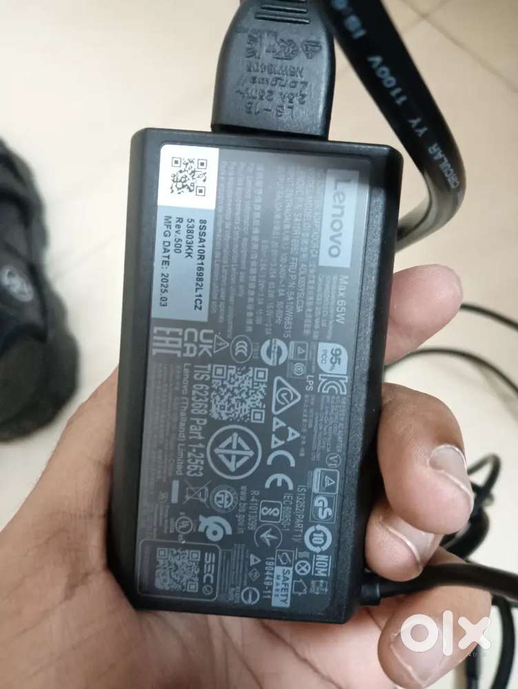 65W HP and lenovo c type laptop charger