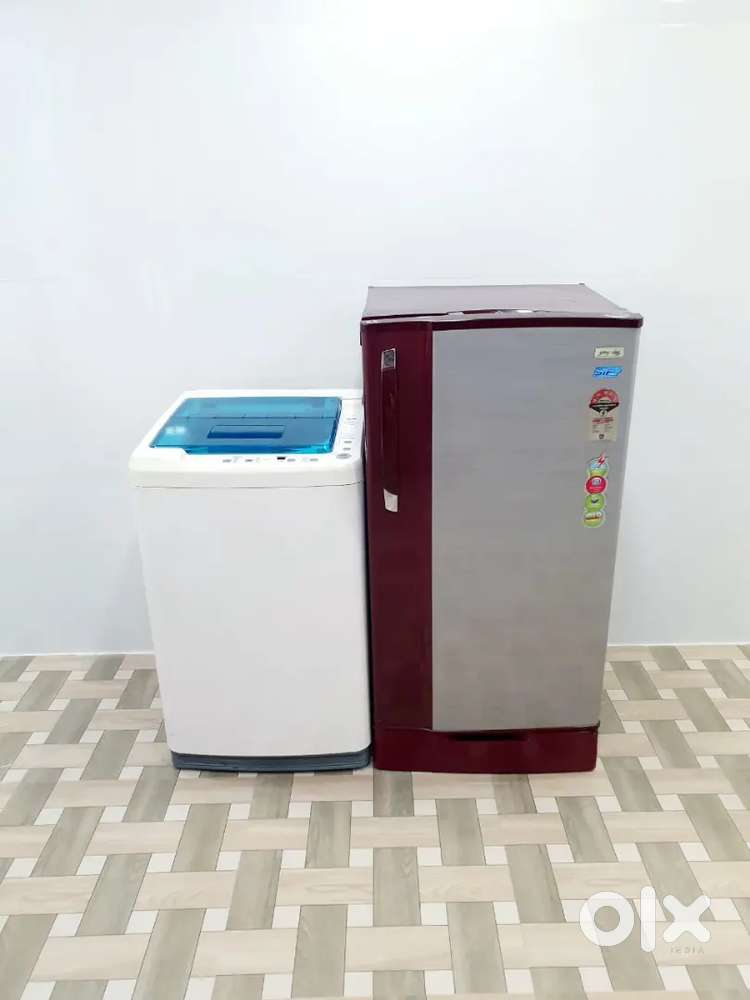 Washing Machine and Refrigerator – Good Condition, Ready to Use