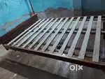Wooden bed