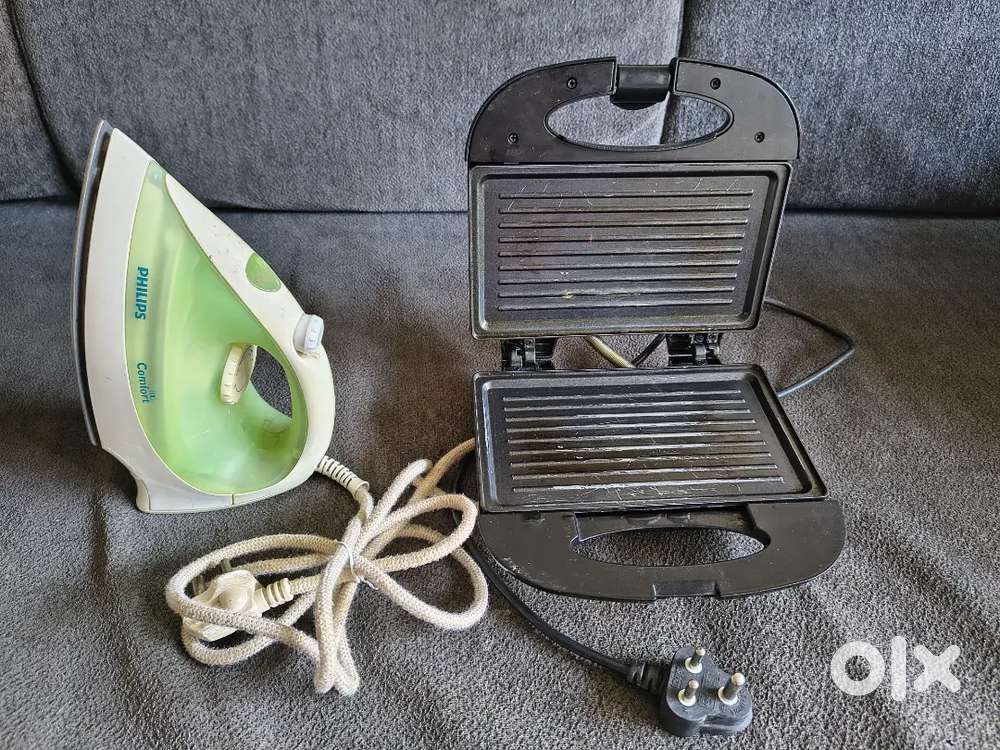 Sandwich maker toaster and Philips steam Iron