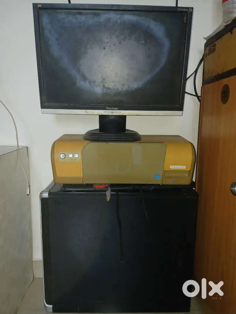 Monitor cpu and printer