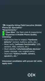 Looking for cashify mobile diagnost agent