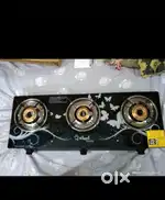 3 Burner Gas stove with  sealed box it's a new Stove.