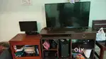 Computer with table and speaker