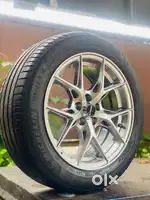 16 Inch 5 Hole 100 Pcd 7J Brand New Alloys & 195/55/16 4 Used Tyers