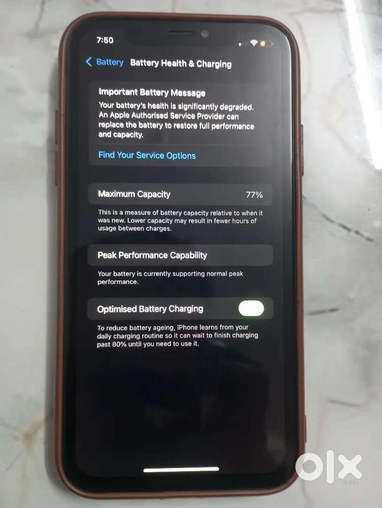 Iphone XR full conditions