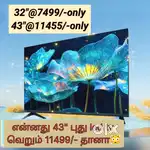 Best selling new led tv 43 inch smart Android led tv @11444