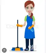 Lady cleaning staff at Manacaud , Kallatumukku