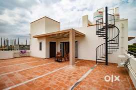 3bhk penthouse with personal terrace low rise Gated society with all a