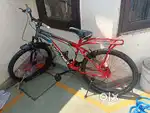 Brand new cycle in red color