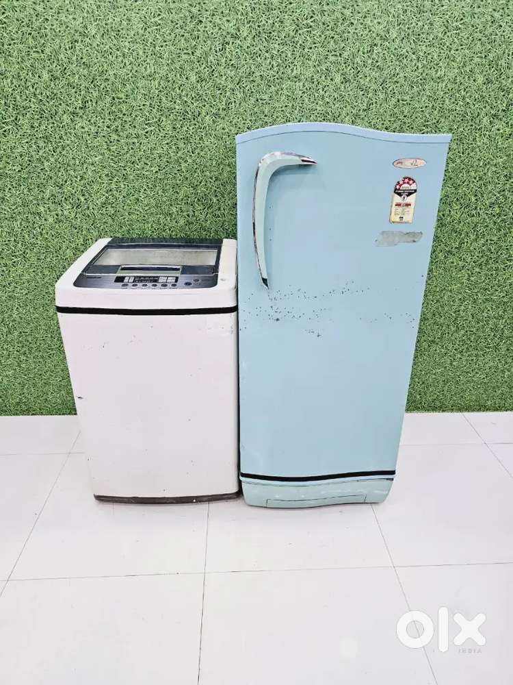 Fridge and washing machine combo Affordable and refurbished