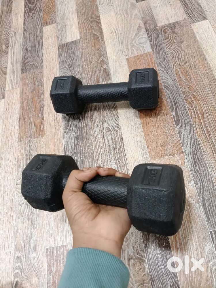 2 kg pvc dumbbell pair (1kgx2)