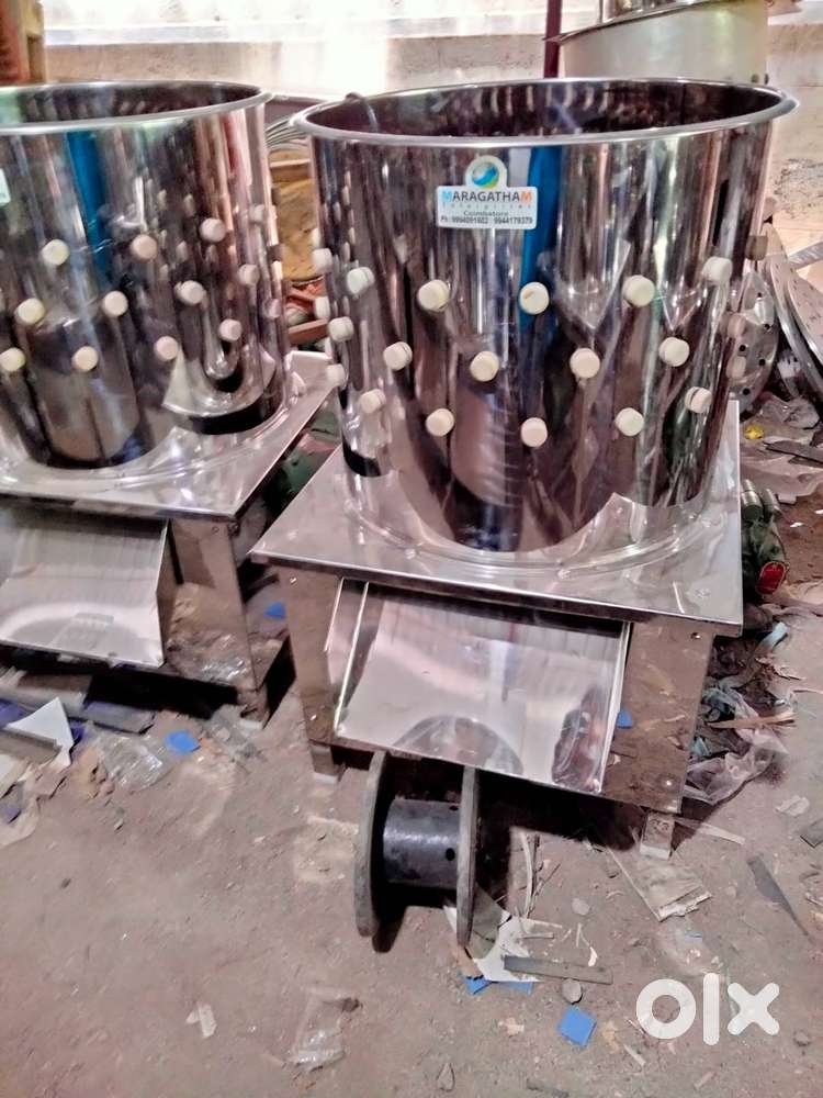 Chicken Feather Cleaning Machine, 3 Birds