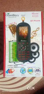Green Berry Music G212 With Power Bank 8800mah, 3 SIM Card + SD Card