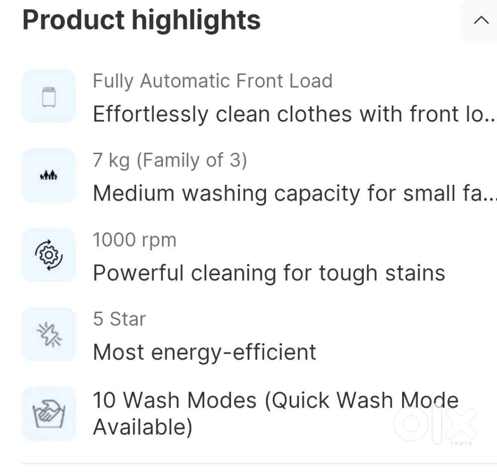 IFB fully automatic washing machine