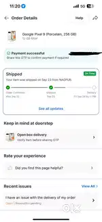 Google Pixel 9 Brand New Seal Pack In transit Urgent Sale
