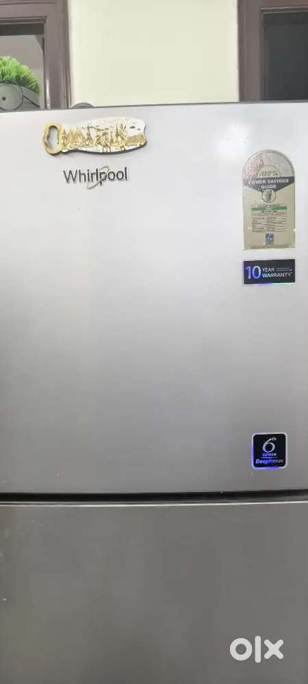 Double door huge capacity Whirlpool fridge 3 year old