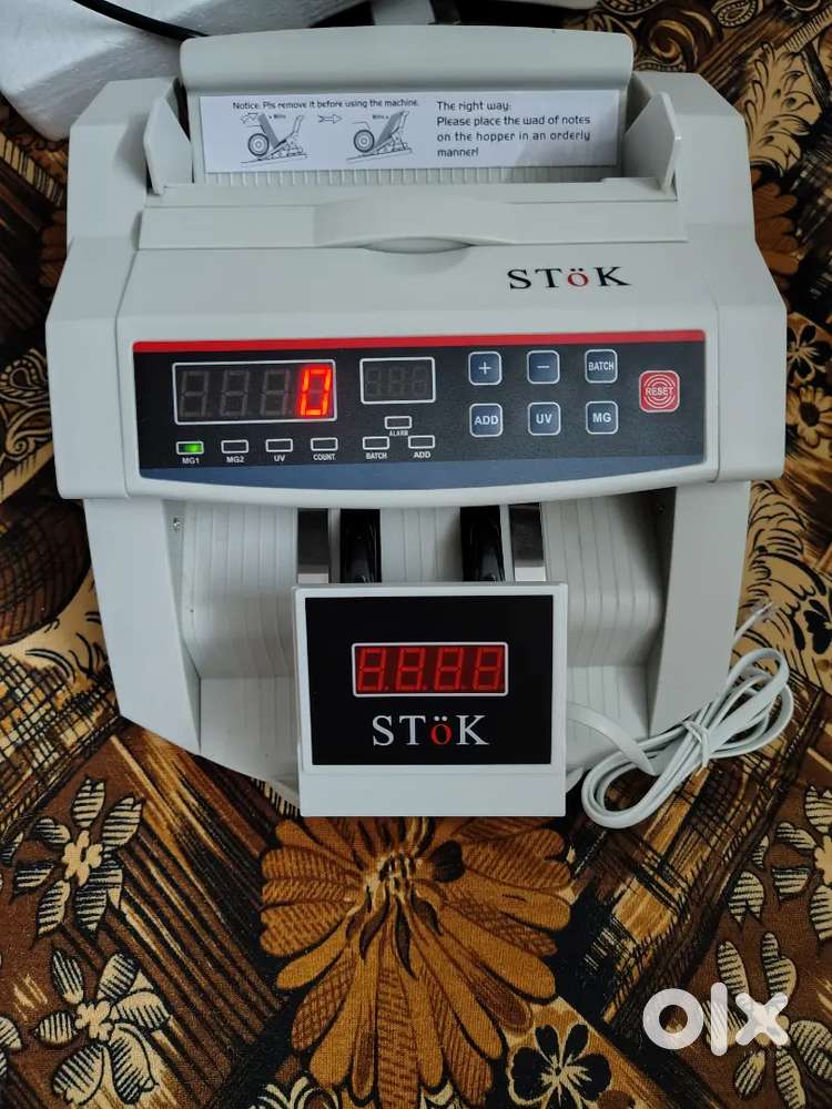 Note counting machine available for sale