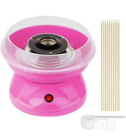 Cotton candy plastic machine