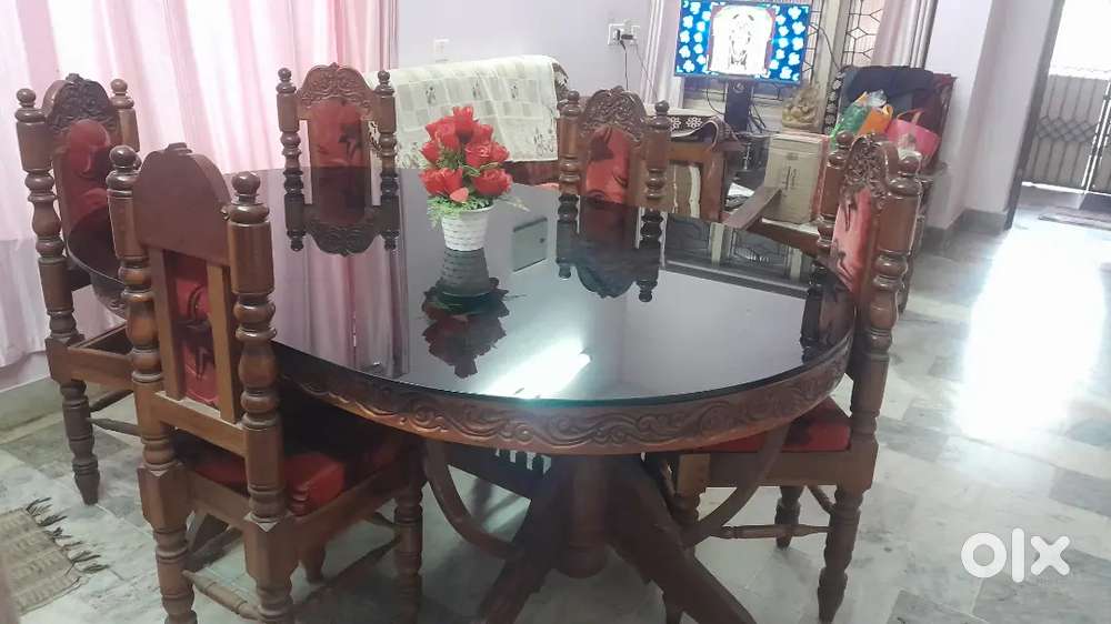 Dining table with chair