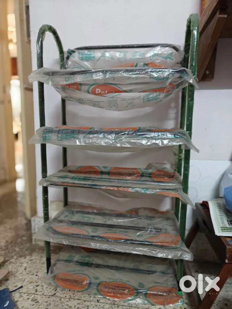 Kitchen utensils stand and two multipurpose shelf