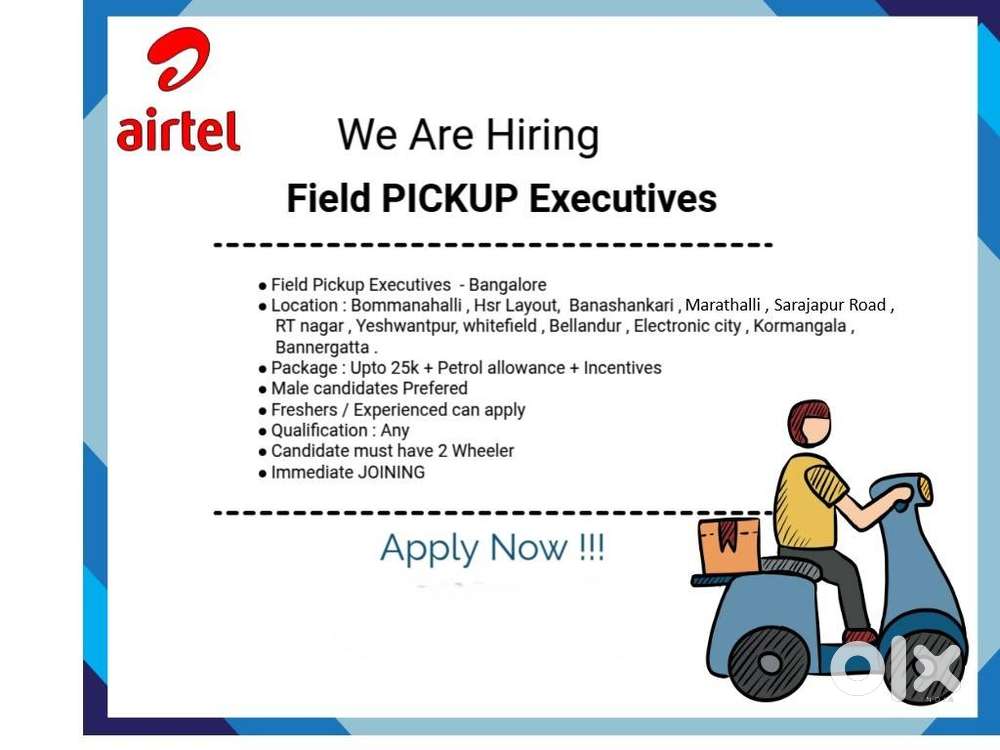 Field Executives for Return Pickup