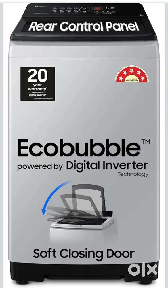 Samsung ecobubble 8kg top load machine