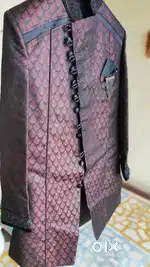 Maroon Color Serwani