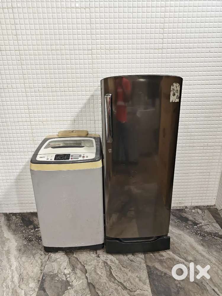 Id 552 Samsung topload and samsung single door refrigerator